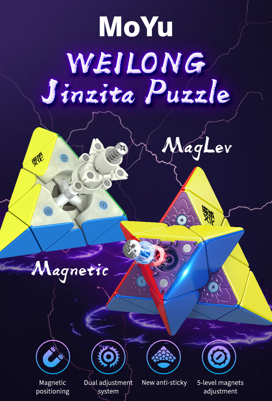 MoYu-Weilong-Magnetic-Pyraminx-3x3-1