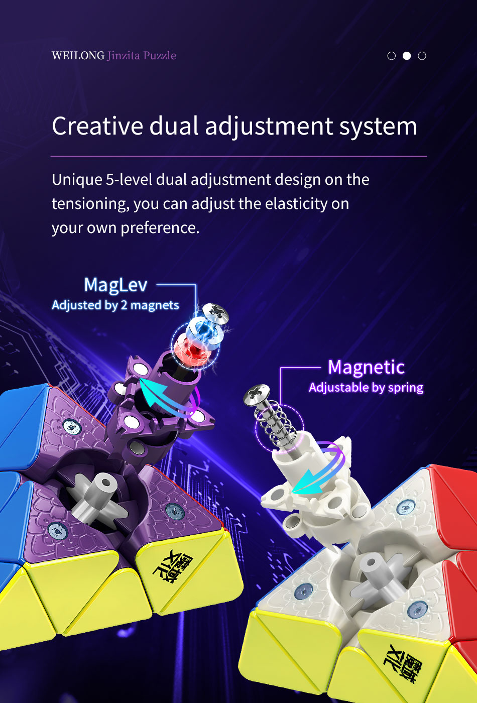 MoYu-Weilong-Magnetic-Pyraminx-3x3-3