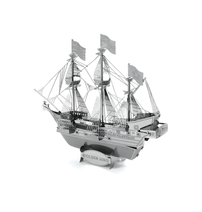 Productvisuals_Modelbouw-Metal-Earth-gouden-hind-1