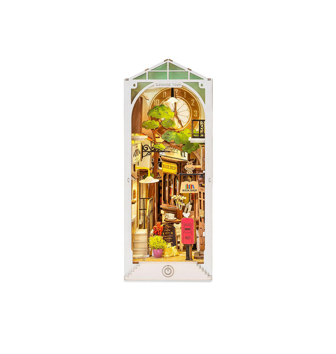 Productvisuals_Modelbouw-Robotime-Bookshelft-Insert-Sunshine-Town-TGB02