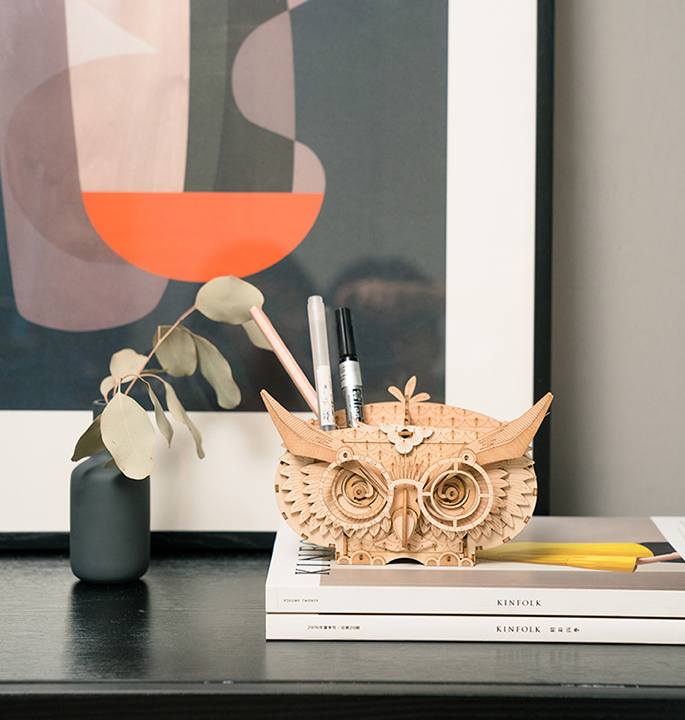Productvisuals_Modelbouw-Robotime-modern-3d-houten-puzzel-uil-pennenbox2-1