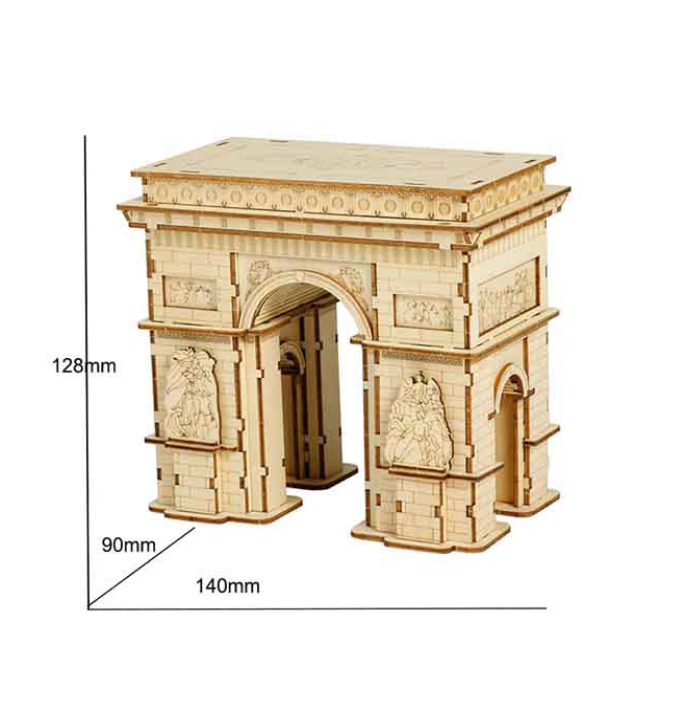 Productvisuals_Modelbouw-Robotime-modern-3d-wooden-tg502-arc-de-triomphe3-1