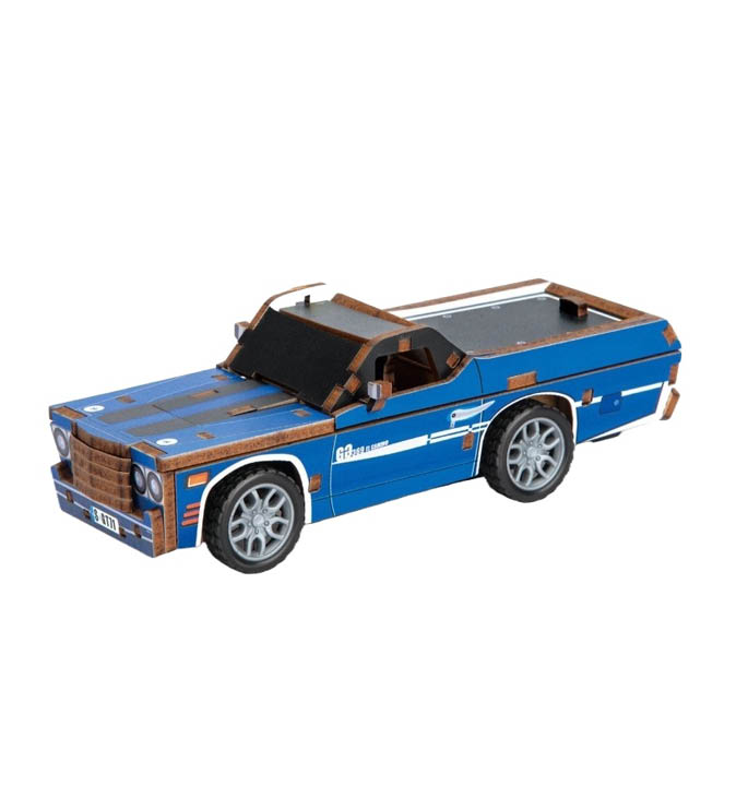 Productvisuals_Modelbouw 3D Wooden Puzzle Pick-up Truck